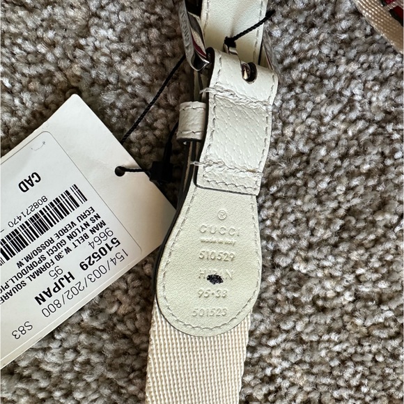 Gucci Logo Fabric Belt - Picture 5 of 7